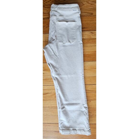 DEAR JOHN Jeanne Mid Rise Flare Women's Pants Jeans, Sz 32, Vanilla - Picture 3 of 13